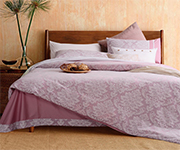 CLASSIC 6 pcs Comforter Cover and Sheet Set - Pink